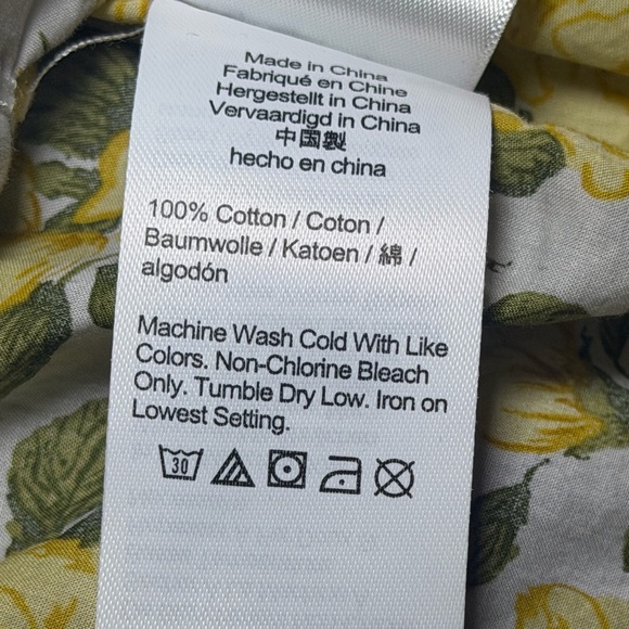 J. Crew Yellow Floral Button Down Shirt - Picture 11 of 11